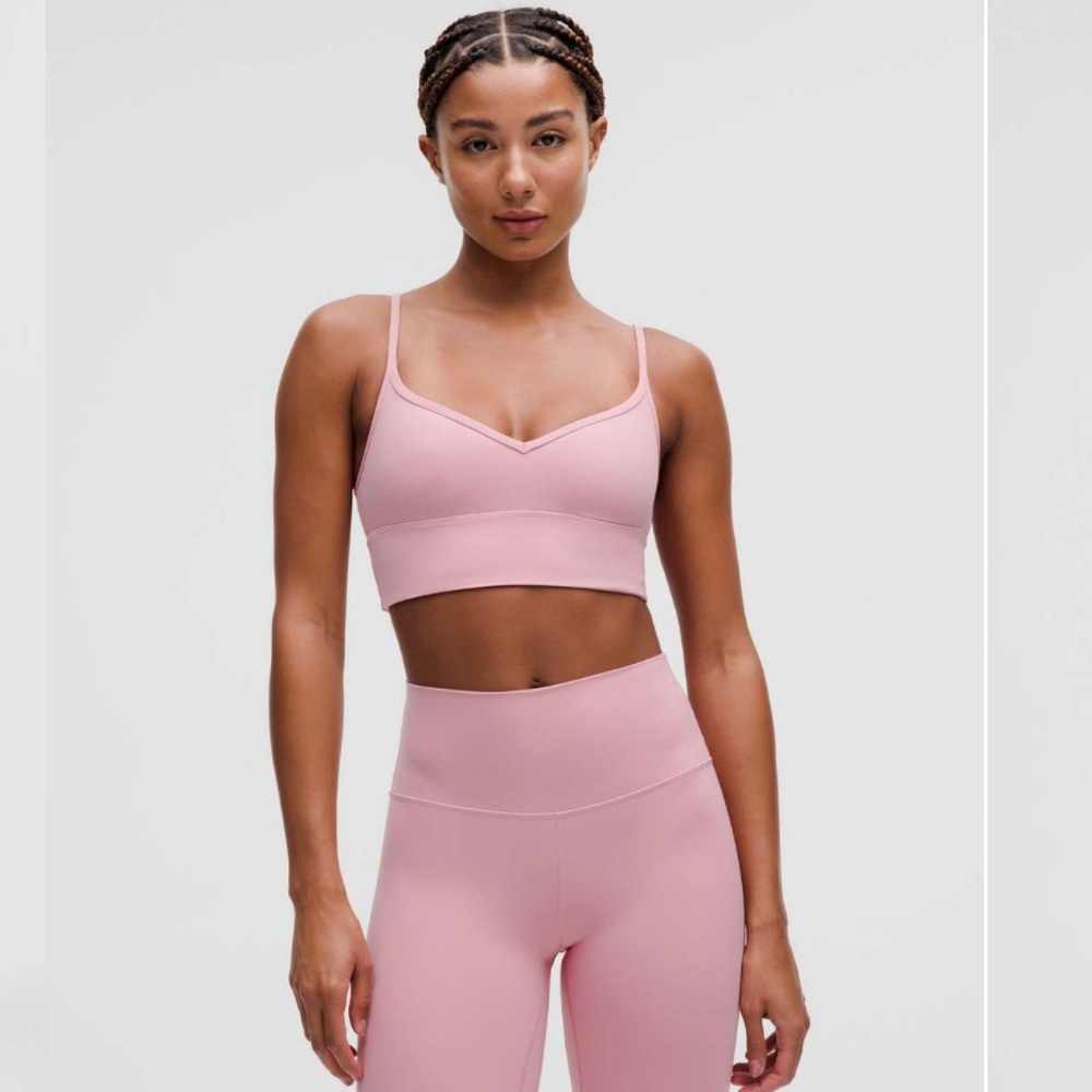 lululemon Pink Tide Align Sweetheart Bra A/B Cup, size 8